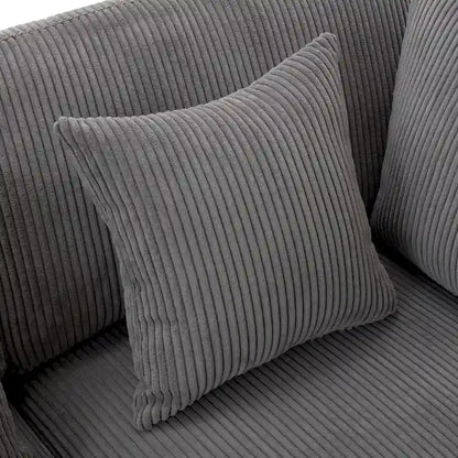 3 Seater Sofa with Removable Back Cushions and 5 Pillows