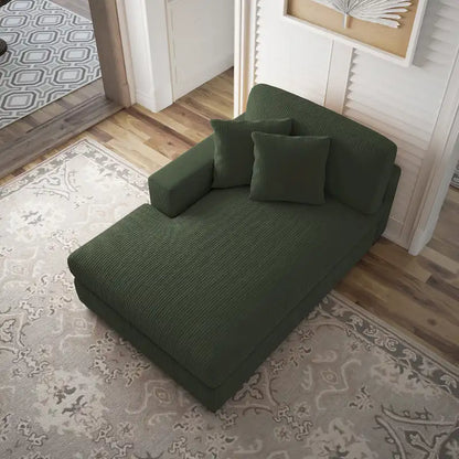 Modern Modular Sectional Sofa Corduroy Chaise Lounges