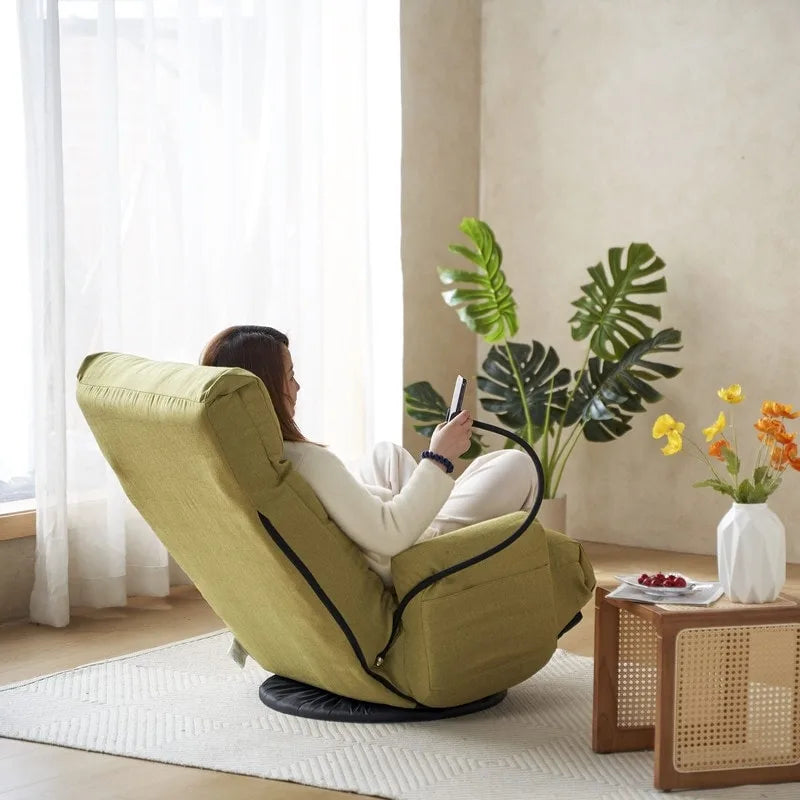 Reclining Ergonomic Swiveling Floor Game Chair