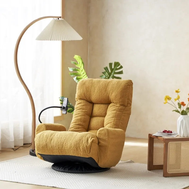 Reclining Ergonomic Swiveling Floor Game Chair