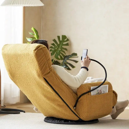 Reclining Ergonomic Swiveling Floor Game Chair