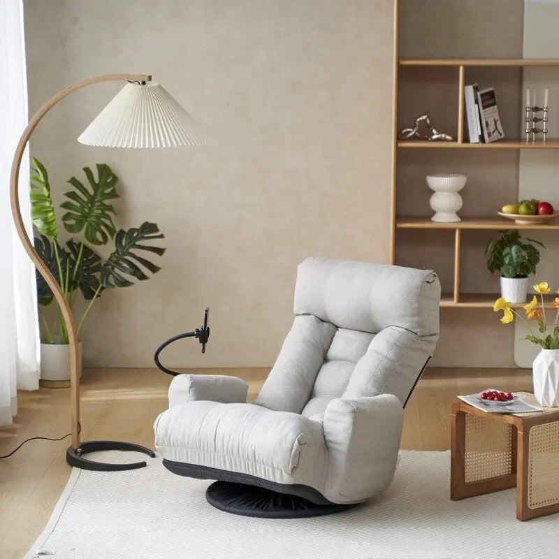 Reclining Ergonomic Swiveling Floor Game Chair