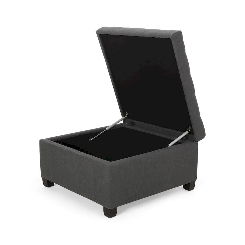 Upholstery Storage Ottoman Bench