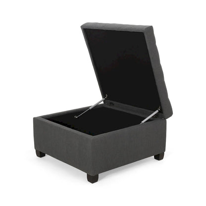 Upholstery Storage Ottoman Bench