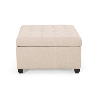 Upholstery Storage Ottoman Bench