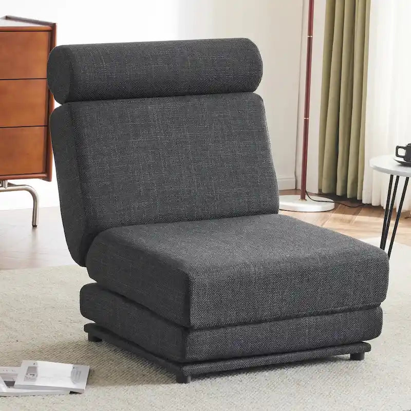 Single Sofa Chair Foldable Single Sofa Bed with Pillow,Portable Foldable Sofa Bed,Leisure Sofa Chair,Easy to Store