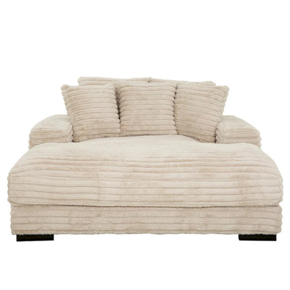 Cocoon Oversized Cuddler Chaise with Cupholder and USBs