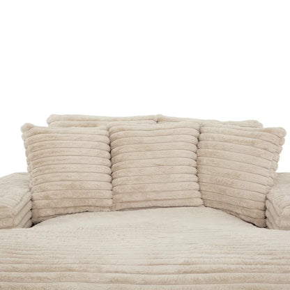 Cocoon Oversized Cuddler Chaise with Cupholder and USBs
