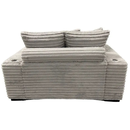 Cocoon Oversized Cuddler Chaise with Cupholder and USBs