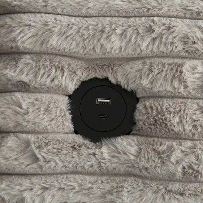 Cocoon Oversized Cuddler Chaise with Cupholder and USBs