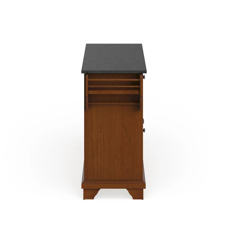 Crosley Lafayette Granite Top Full Size Kitchen Island/Cart - 18d x 51.5w x 36h