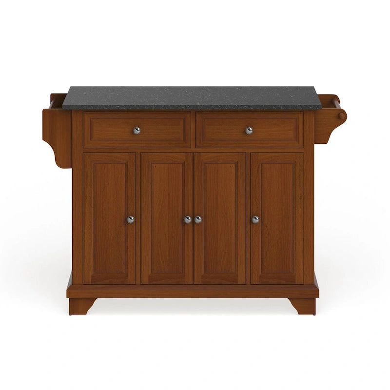 Crosley Lafayette Granite Top Full Size Kitchen Island/Cart - 18d x 51.5w x 36h