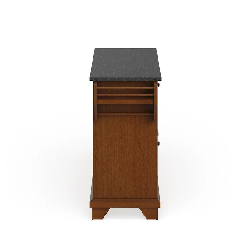 Crosley Lafayette Granite Top Full Size Kitchen Island/Cart - 18d x 51.5w x 36h