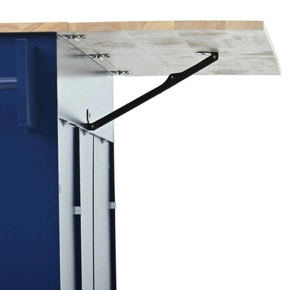 Rolling Kitchen Island with Solid Wood Top and Locking Wheels,Drop Leaf