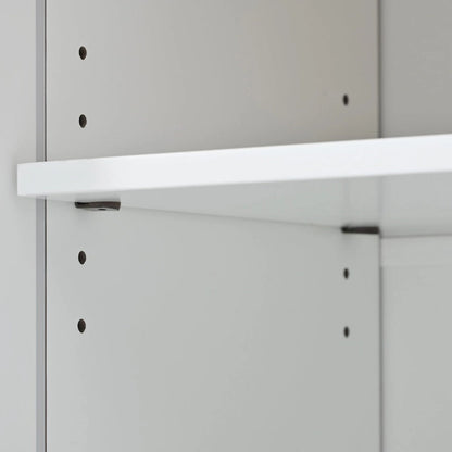 Rubberwood Kitchen Cart with Drop Leaf, Internal Storage Rack, Flip Cabinet Door, and 2 Drawers