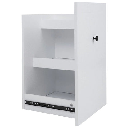 Kitchen Island with Drop Leaf,with Spice Rack, Towel Rack