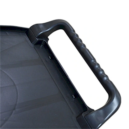3 Layer Thickened Plastic Mobile Kitchen Cart with Metal Frame