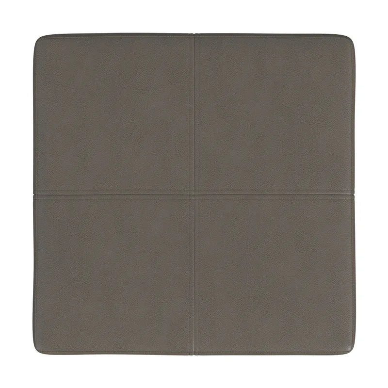 HomePop Square Metal Frame Ottoman