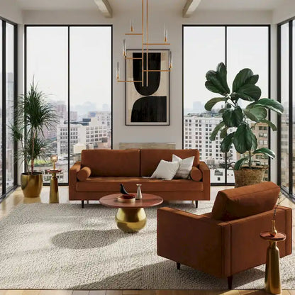 Bloomfield Performance Velvet Sofa