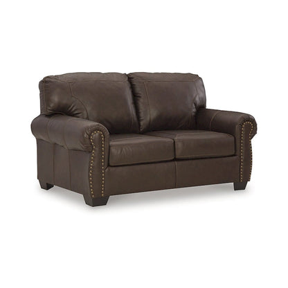 Signature Design by Ashley Colleton Dark Brown Loveseat - 67  W x 40  D x 39  H