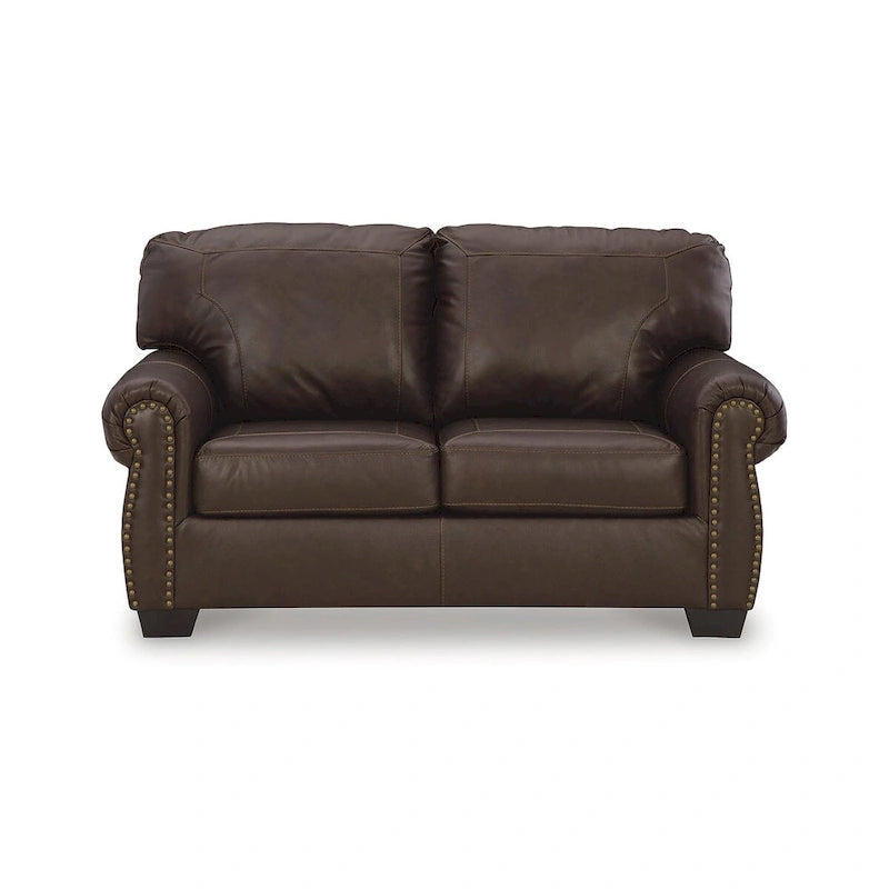 Signature Design by Ashley Colleton Dark Brown Loveseat - 67  W x 40  D x 39  H