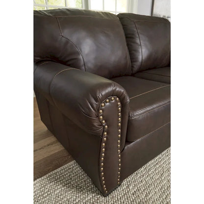 Signature Design by Ashley Colleton Dark Brown Loveseat - 67  W x 40  D x 39  H