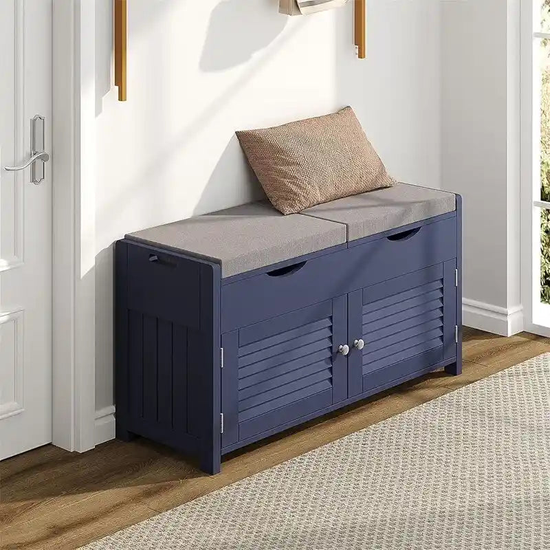 Shoe Storage Bench - 13.78 D x 29.53 W x 19.69 H