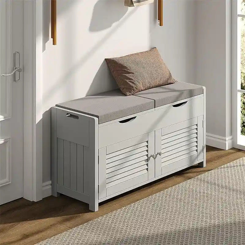 Shoe Storage Bench - 13.78 D x 29.53 W x 19.69 H