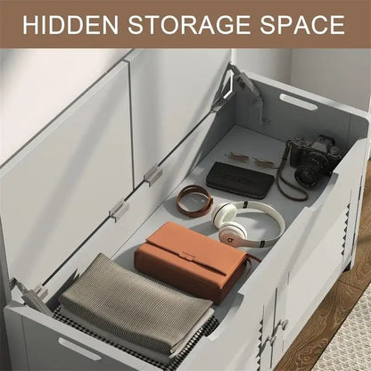 Shoe Storage Bench - 13.78 D x 29.53 W x 19.69 H