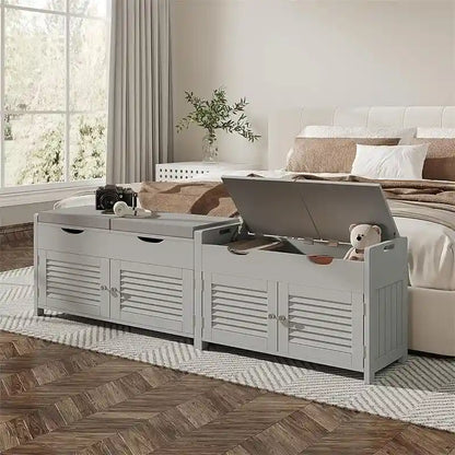 Shoe Storage Bench - 13.78 D x 29.53 W x 19.69 H