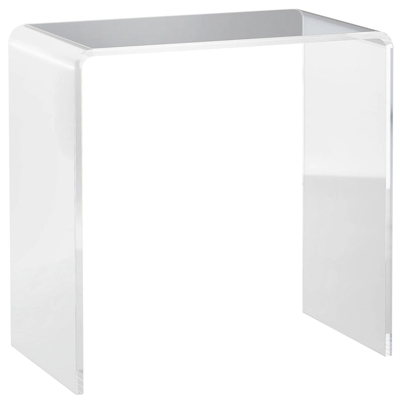 21  Long Rectangle All Acrylic 15mm Thick Waterfall Coffee Table