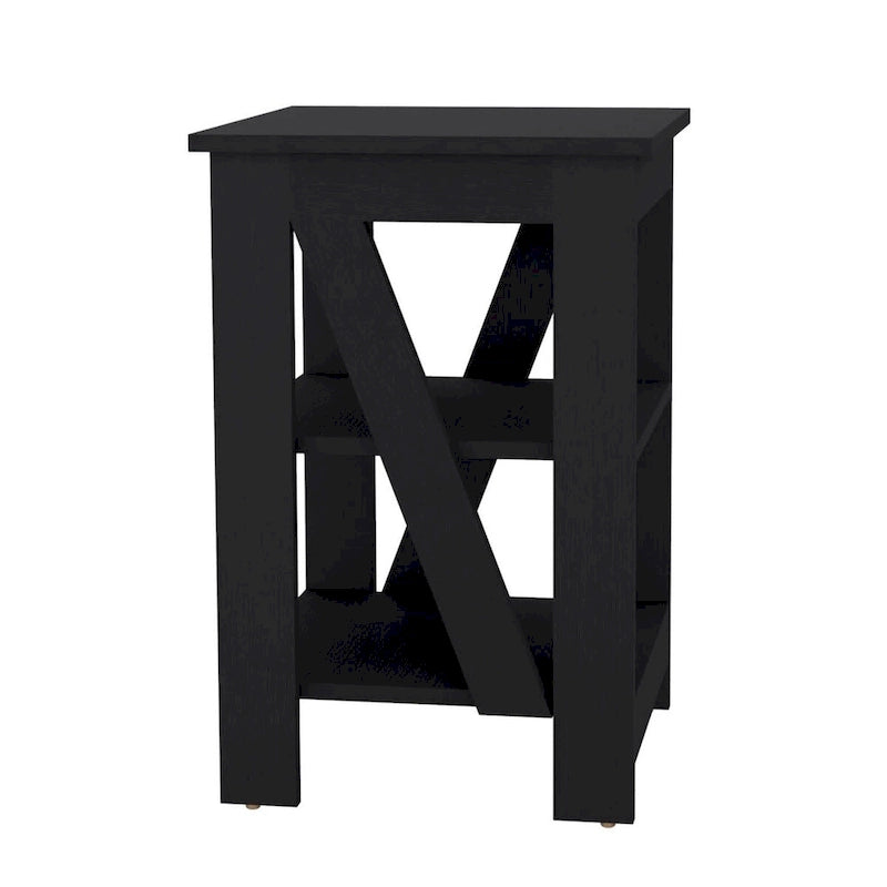 Taylor End Table, Side Table, Nightstand, Storage Shelf