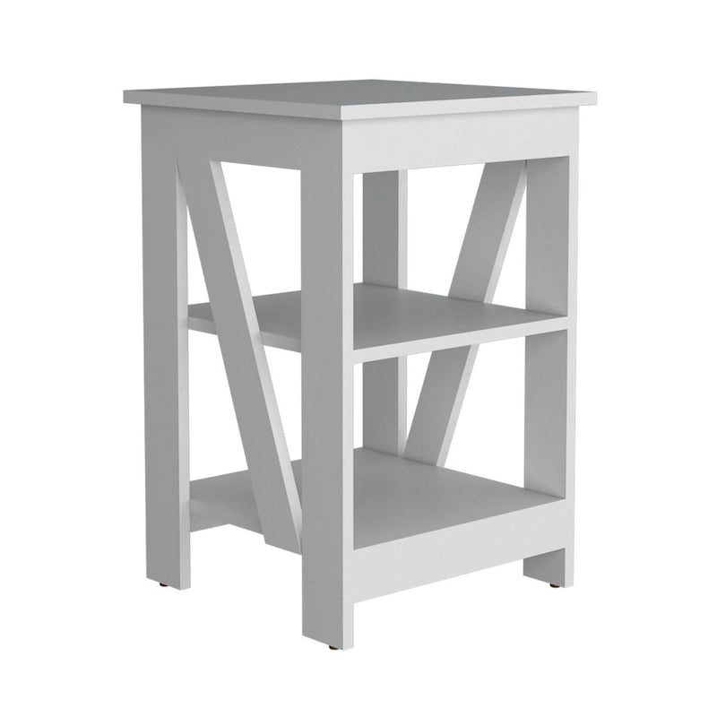 Taylor End Table, Side Table, Nightstand, Storage Shelf