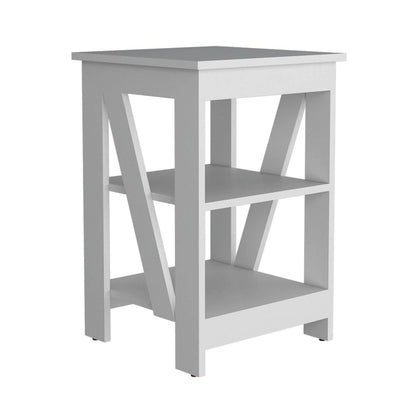 Taylor End Table, Side Table, Nightstand, Storage Shelf