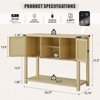 39 Wide Console Table