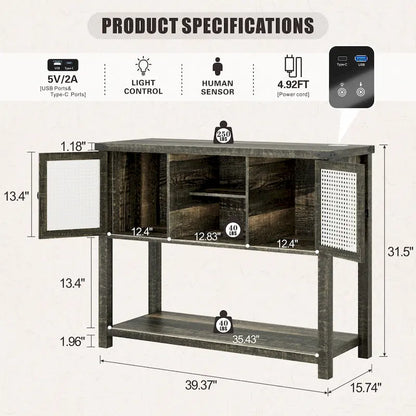 39 Wide Console Table