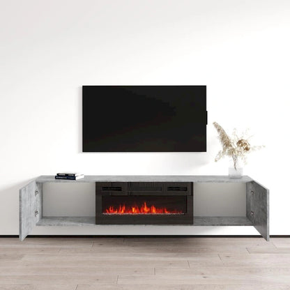 Baja BL-EF Floating Fireplace TV Stand