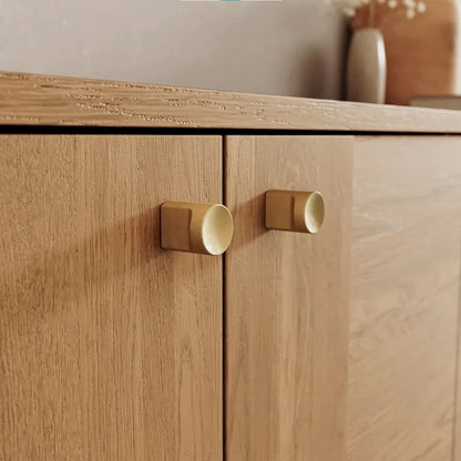 Studio London Modern Sideboard Oak Storage Cabinet and Buffet Console