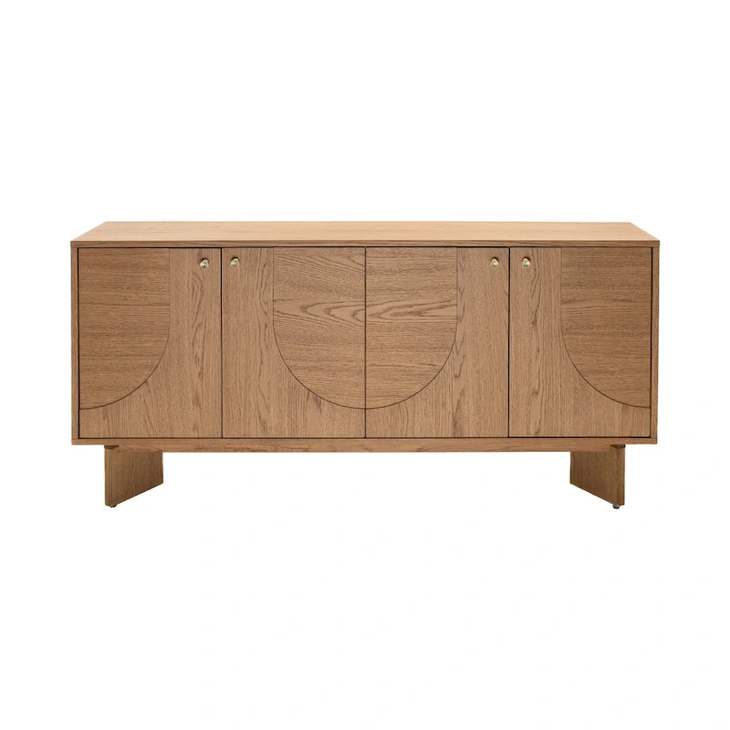 Studio London Modern Sideboard Oak Storage Cabinet and Buffet Console