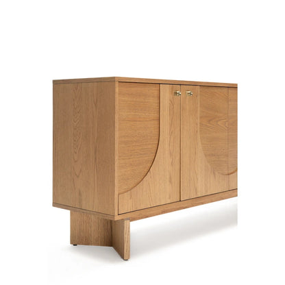 Studio London Modern Sideboard Oak Storage Cabinet and Buffet Console