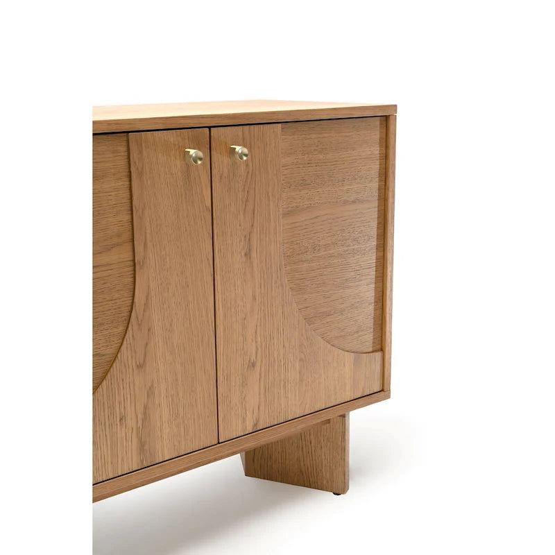Studio London Modern Sideboard Oak Storage Cabinet and Buffet Console