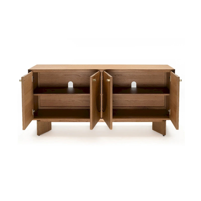 Studio London Modern Sideboard Oak Storage Cabinet and Buffet Console
