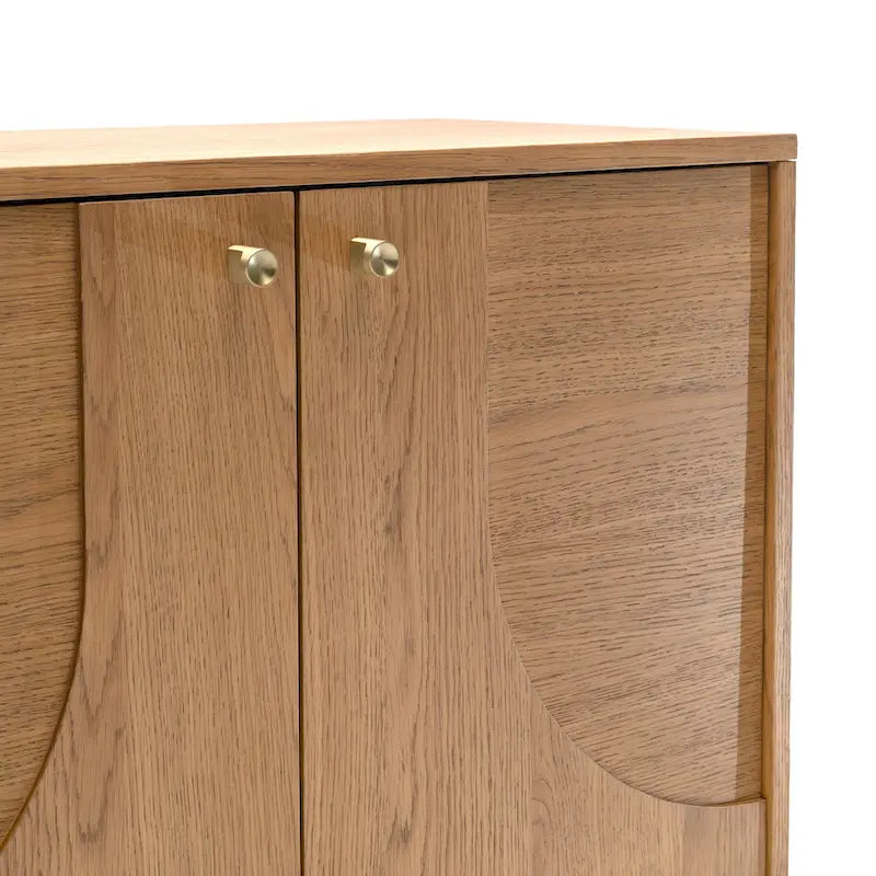 Studio London Modern Sideboard Oak Storage Cabinet and Buffet Console