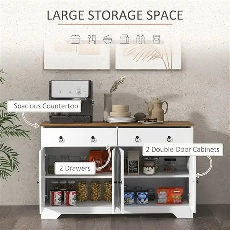 Buffet Sideboard Cabinet - 14.5 D x 47.75 W x 29.5 H