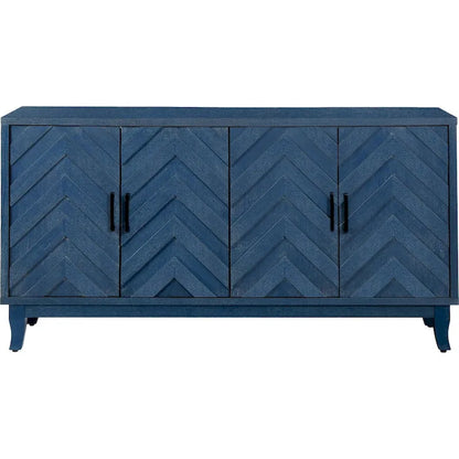 Accent Sideboard Four Doors Storage Cabinet Buffet for Dining Room, Entrance and Hallway