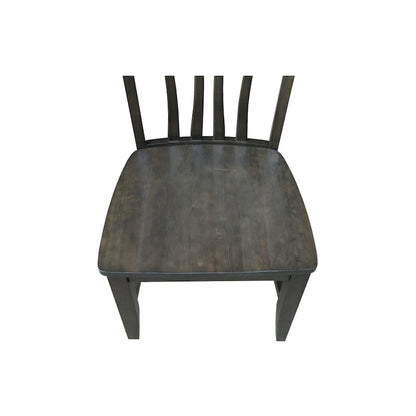 Soma Solid Wood Fanback Chairs Set of 2