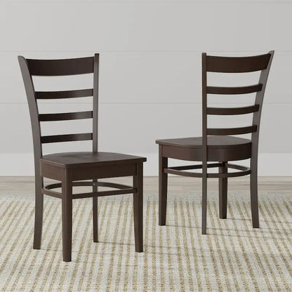 5-Piece Dining Set, 42  Round Drop-Leaf Table and Slat Back Chairs