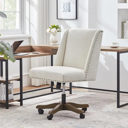 Huimo Home Office Desk Chair with Wheels, 360 Swivel