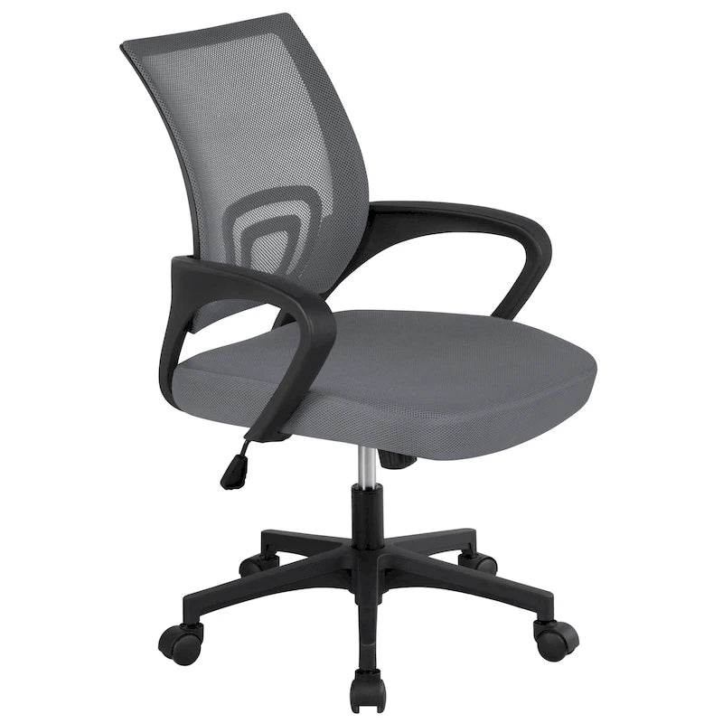 Yaheetech Adjustable Ergonomic Office Chair MidBack Mesh Swivel Chair