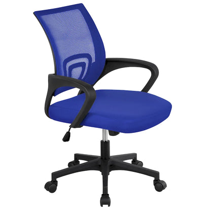Yaheetech Adjustable Ergonomic Office Chair MidBack Mesh Swivel Chair